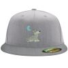 Flexfit 6210 Structured Flat Bill Fitted Hat Thumbnail