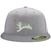Flexfit 6210 Structured Flat Bill Fitted Hat Thumbnail
