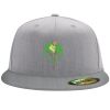 Flexfit 6210 Structured Flat Bill Fitted Hat Thumbnail