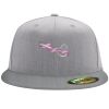 Flexfit 6210 Structured Flat Bill Fitted Hat Thumbnail
