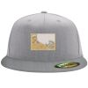 Flexfit 6210 Structured Flat Bill Fitted Hat Thumbnail