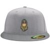 Flexfit 6210 Structured Flat Bill Fitted Hat Thumbnail
