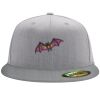 Flexfit 6210 Structured Flat Bill Fitted Hat Thumbnail