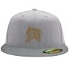 Flexfit 6210 Structured Flat Bill Fitted Hat Thumbnail