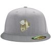 Flexfit 6210 Structured Flat Bill Fitted Hat Thumbnail