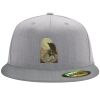 Flexfit 6210 Structured Flat Bill Fitted Hat Thumbnail