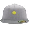 Flexfit 6210 Structured Flat Bill Fitted Hat Thumbnail