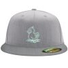 Flexfit 6210 Structured Flat Bill Fitted Hat Thumbnail