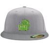 Flexfit 6210 Structured Flat Bill Fitted Hat Thumbnail