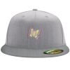 Flexfit 6210 Structured Flat Bill Fitted Hat Thumbnail