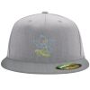 Flexfit 6210 Structured Flat Bill Fitted Hat Thumbnail