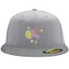Flexfit 6210 Structured Flat Bill Fitted Hat Thumbnail
