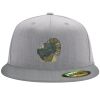 Flexfit 6210 Structured Flat Bill Fitted Hat Thumbnail
