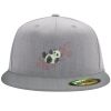 Flexfit 6210 Structured Flat Bill Fitted Hat Thumbnail