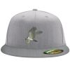 Flexfit 6210 Structured Flat Bill Fitted Hat Thumbnail