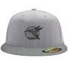 Flexfit 6210 Structured Flat Bill Fitted Hat Thumbnail