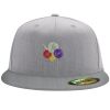 Flexfit 6210 Structured Flat Bill Fitted Hat Thumbnail