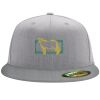 Flexfit 6210 Structured Flat Bill Fitted Hat Thumbnail
