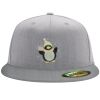 Flexfit 6210 Structured Flat Bill Fitted Hat Thumbnail