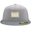 Flexfit 6210 Structured Flat Bill Fitted Hat Thumbnail