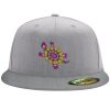 Flexfit 6210 Structured Flat Bill Fitted Hat Thumbnail