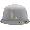 Flexfit 6210 Structured Flat Bill Fitted Hat Thumbnail