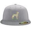 Flexfit 6210 Structured Flat Bill Fitted Hat Thumbnail