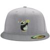Flexfit 6210 Structured Flat Bill Fitted Hat Thumbnail