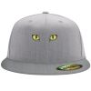 Flexfit 6210 Structured Flat Bill Fitted Hat Thumbnail
