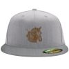 Flexfit 6210 Structured Flat Bill Fitted Hat Thumbnail