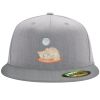 Flexfit 6210 Structured Flat Bill Fitted Hat Thumbnail