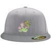Flexfit 6210 Structured Flat Bill Fitted Hat Thumbnail