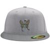 Flexfit 6210 Structured Flat Bill Fitted Hat Thumbnail