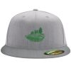 Flexfit 6210 Structured Flat Bill Fitted Hat Thumbnail