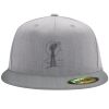 Flexfit 6210 Structured Flat Bill Fitted Hat Thumbnail