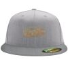 Flexfit 6210 Structured Flat Bill Fitted Hat Thumbnail