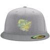 Flexfit 6210 Structured Flat Bill Fitted Hat Thumbnail
