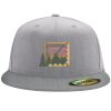 Flexfit 6210 Structured Flat Bill Fitted Hat Thumbnail