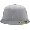 Flexfit 6210 Structured Flat Bill Fitted Hat Thumbnail