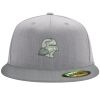 Flexfit 6210 Structured Flat Bill Fitted Hat Thumbnail