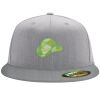 Flexfit 6210 Structured Flat Bill Fitted Hat Thumbnail