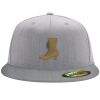 Flexfit 6210 Structured Flat Bill Fitted Hat Thumbnail