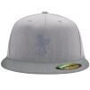 Flexfit 6210 Structured Flat Bill Fitted Hat Thumbnail