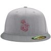 Flexfit 6210 Structured Flat Bill Fitted Hat Thumbnail