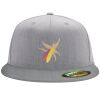 Flexfit 6210 Structured Flat Bill Fitted Hat Thumbnail