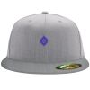 Flexfit 6210 Structured Flat Bill Fitted Hat Thumbnail