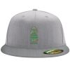 Flexfit 6210 Structured Flat Bill Fitted Hat Thumbnail