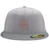 Flexfit 6210 Structured Flat Bill Fitted Hat Thumbnail