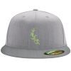 Flexfit 6210 Structured Flat Bill Fitted Hat Thumbnail