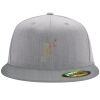 Flexfit 6210 Structured Flat Bill Fitted Hat Thumbnail
